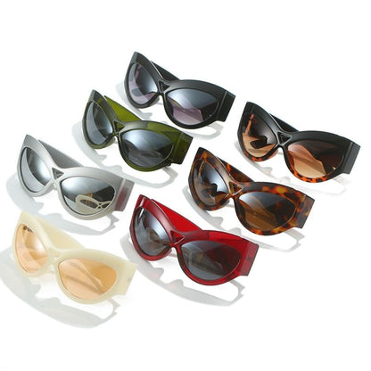 Óculos de Sol Cat Eye Lady Vintage Proteção UV400 Antirreflexo - Migarus