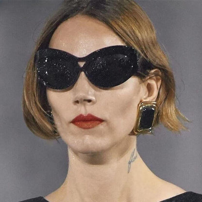 Óculos de Sol Cat Eye Lady Vintage Proteção UV400 Antirreflexo - Migarus