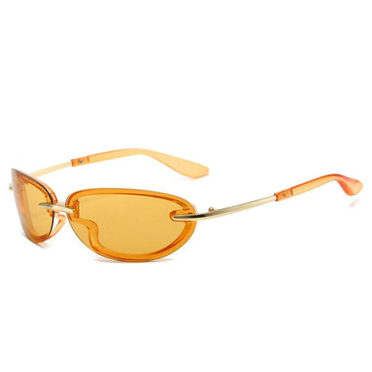 Óculos de Sol Ellipse Y2K Proteção UV400 Antirreflexo - Migarus