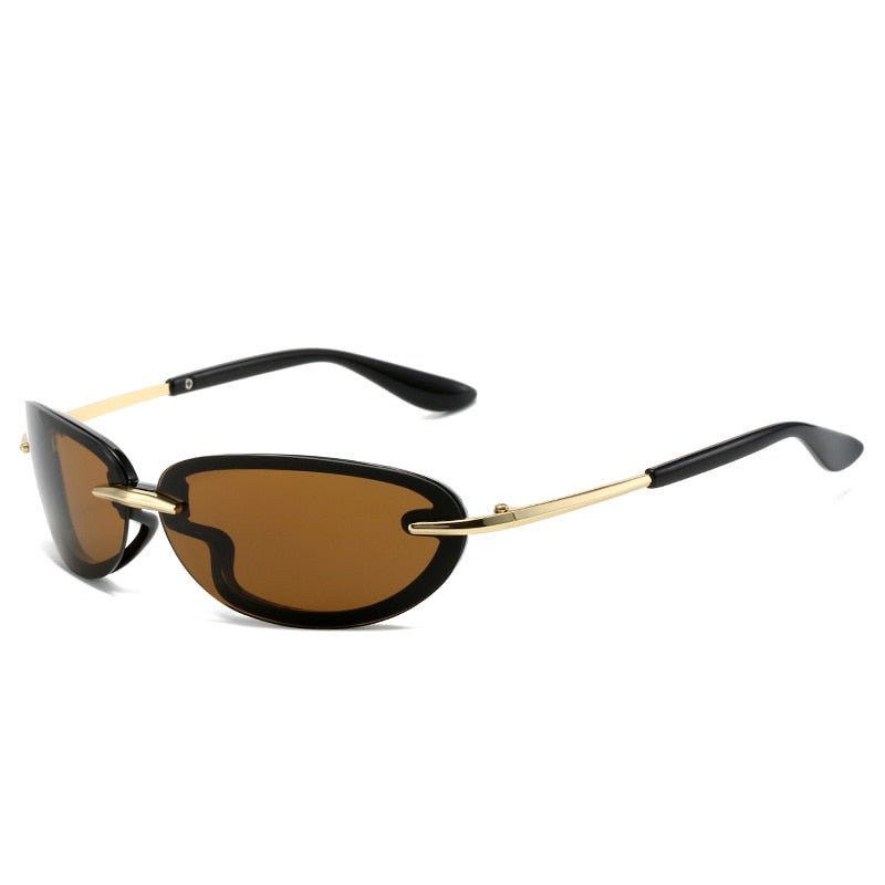 Óculos de Sol Ellipse Y2K Proteção UV400 Antirreflexo - Migarus