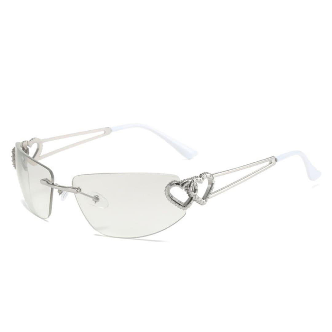 Óculos de Sol Heart2K Retrô Proteção UV400 Antirreflexo Gradiente - Migarus