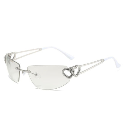 Óculos de Sol Heart2K Retrô Proteção UV400 Antirreflexo Gradiente - Migarus