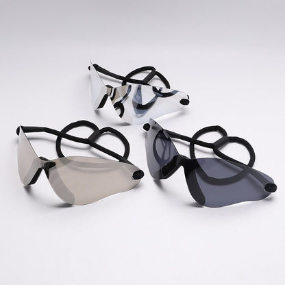 Óculos de Sol Oversized Vision Y2K Proteção UV400 Antirreflexo - Migarus