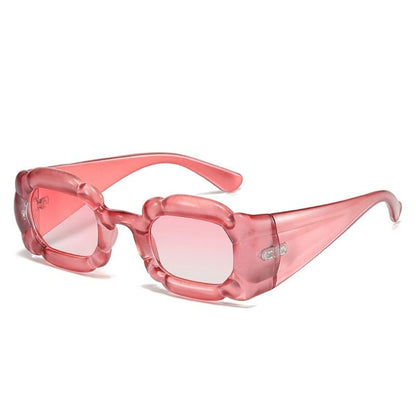 Óculos de Sol Retângulo Candy Color Proteção UV400 Antirreflexo - Migarus
